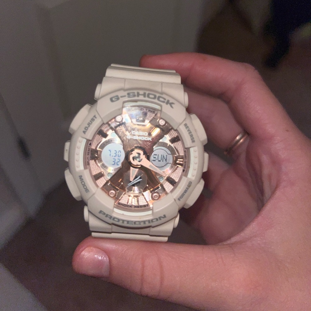 COPY - rose gold gshock watch